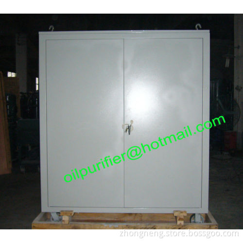 Weather-Proof (Enclosed Type) Vacuum Dielectric Oil Filtering Unit , Transformer Oil Purification Machine